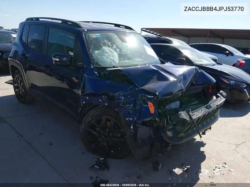 JEEP RENEGADE 2018, VIN ZACCJBBB4JPJ53770