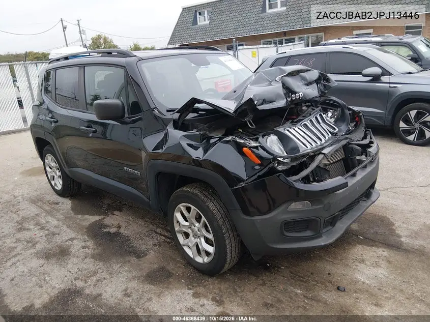 JEEP RENEGADE 2018, VIN ZACCJBAB2JPJ13446