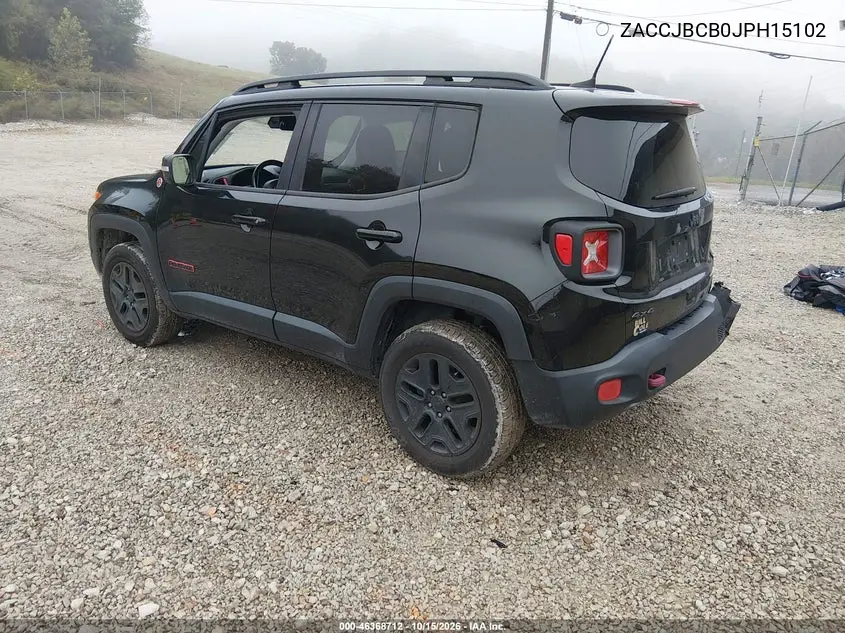 2018 JEEP RENEGADE VIN ZACCJBCB0JPH15102 — фото 3