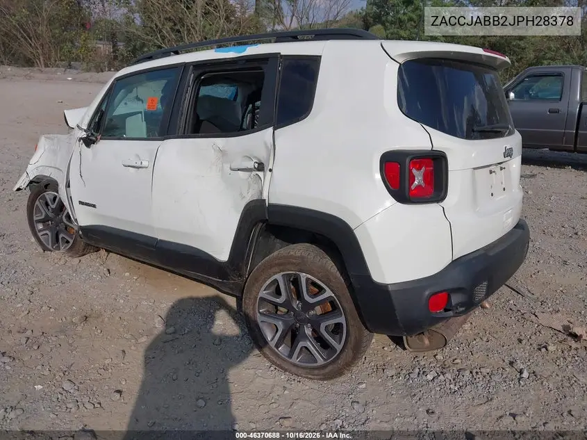2018 JEEP RENEGADE VIN ZACCJABB2JPH28378 — фото 3
