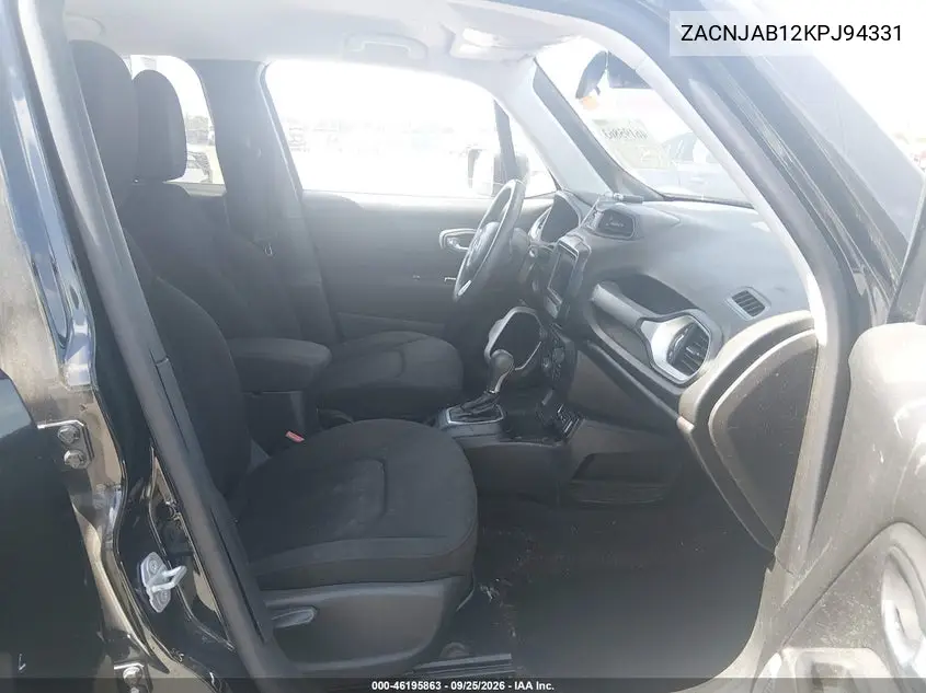 2019 JEEP RENEGADE VIN ZACNJAB12KPJ94331 — фото 5