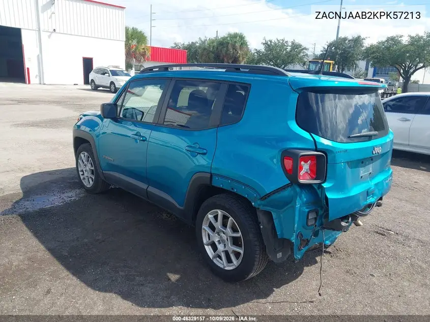 2019 JEEP RENEGADE VIN ZACNJAAB2KPK57213 — фото 3