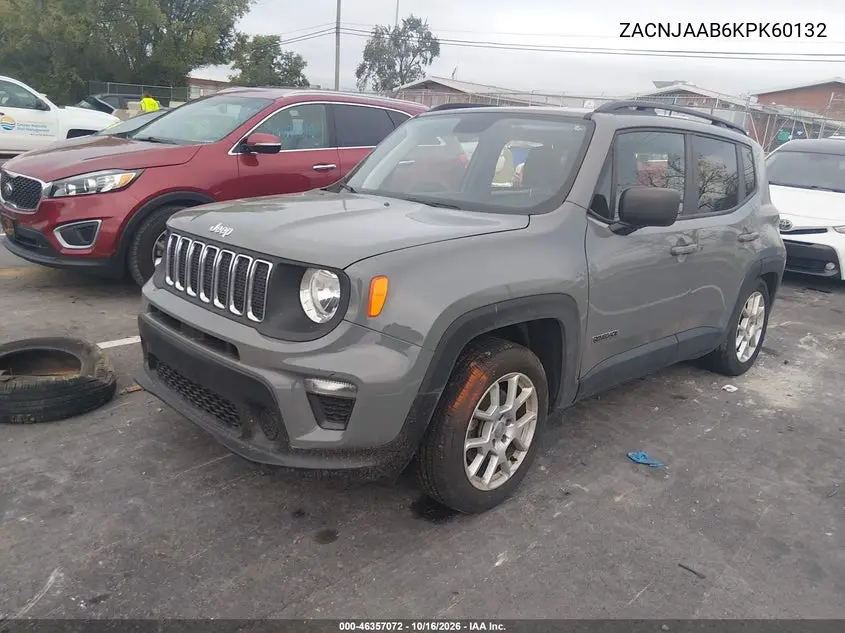 2019 JEEP RENEGADE VIN ZACNJAAB6KPK60132 — фото 2