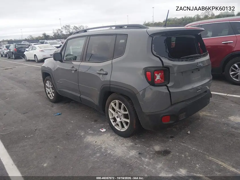2019 JEEP RENEGADE VIN ZACNJAAB6KPK60132 — фото 3