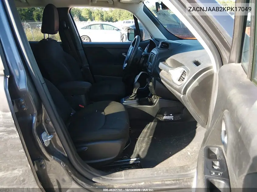 2019 JEEP RENEGADE VIN ZACNJAAB2KPK17049 — фото 5