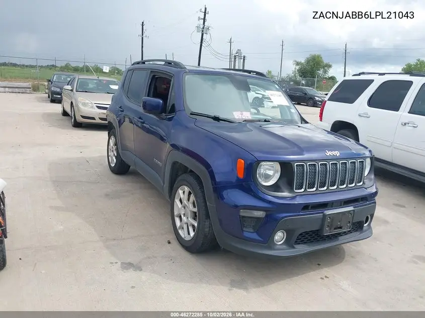 JEEP RENEGADE 2020, VIN ZACNJABB6LPL21043