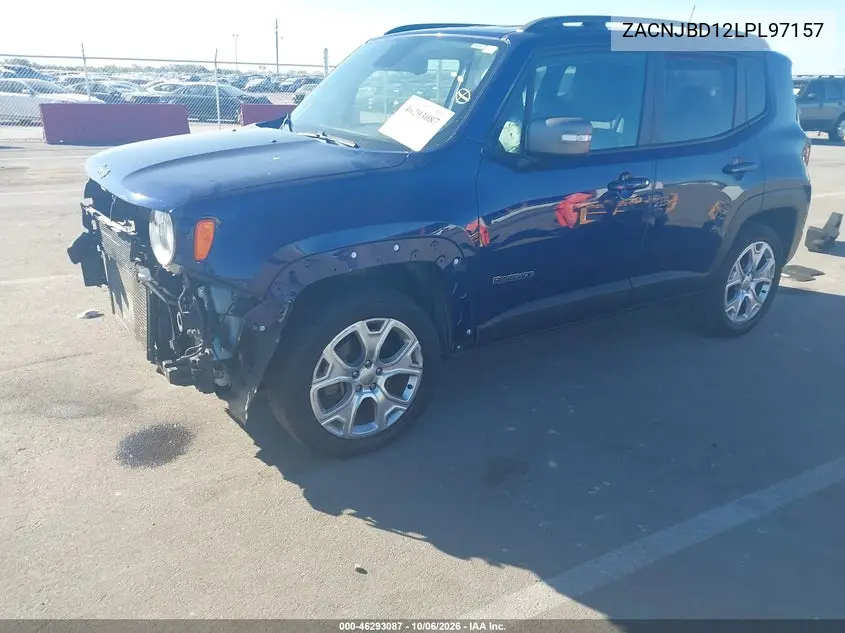 2020 JEEP RENEGADE VIN ZACNJBD12LPL97157 — фото 2