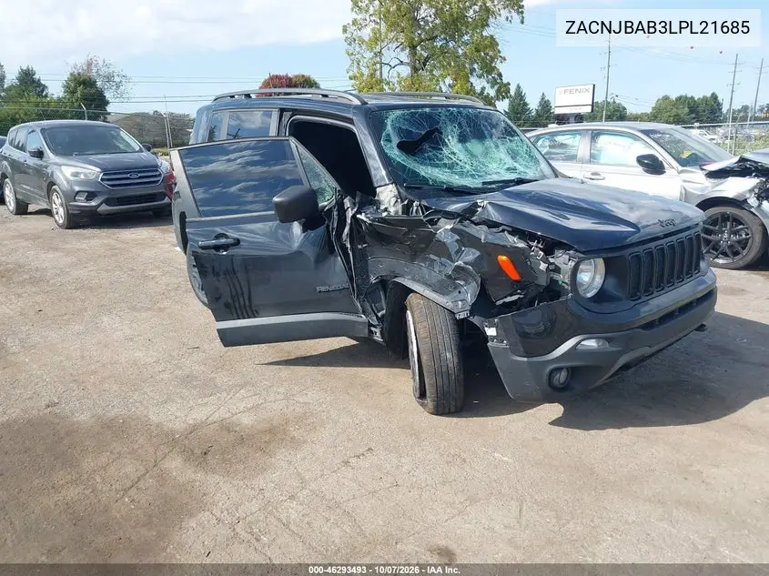JEEP RENEGADE 2020, VIN ZACNJBAB3LPL21685