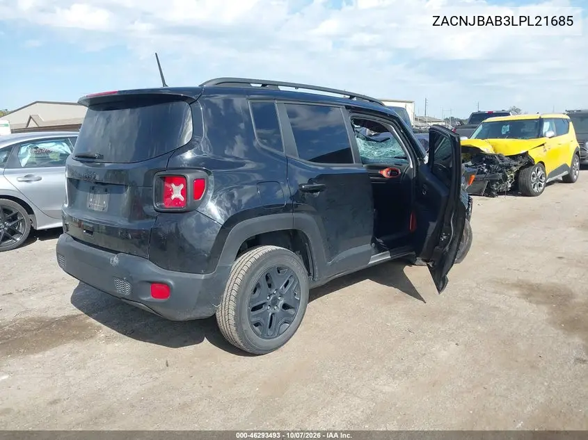 2020 JEEP RENEGADE VIN ZACNJBAB3LPL21685 — фото 4