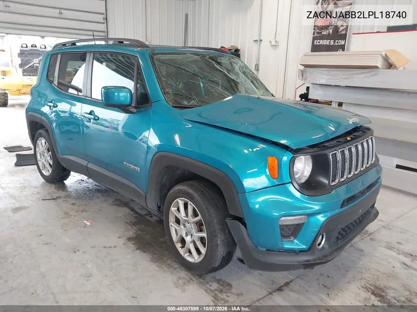 JEEP RENEGADE 2020, VIN ZACNJABB2LPL18740