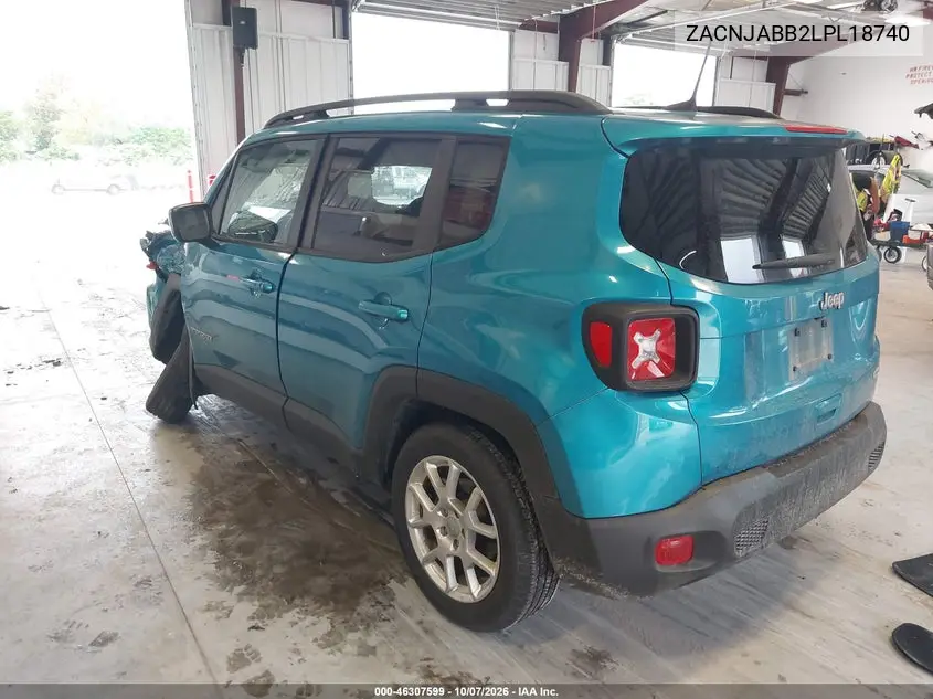 2020 JEEP RENEGADE VIN ZACNJABB2LPL18740 — фото 3