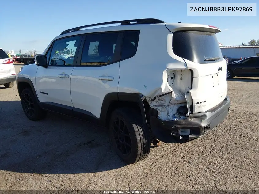 2020 JEEP RENEGADE VIN ZACNJBBB3LPK97869 — фото 3