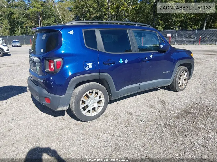 2020 JEEP RENEGADE VIN ZACNJABB3LPL51133 — фото 4