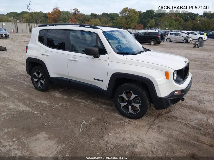 JEEP RENEGADE 2020, VIN ZACNJBAB4LPL67140