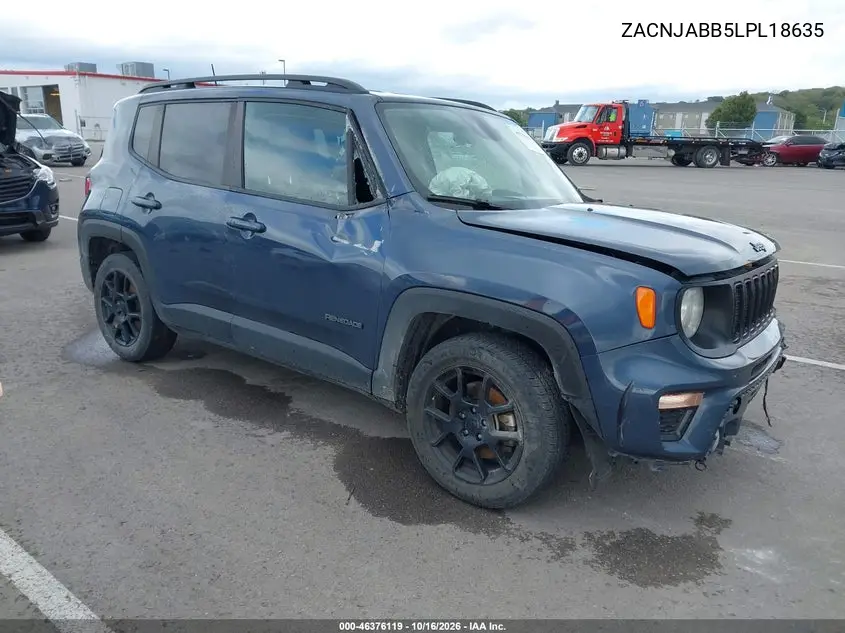 JEEP RENEGADE 2020, VIN ZACNJABB5LPL18635
