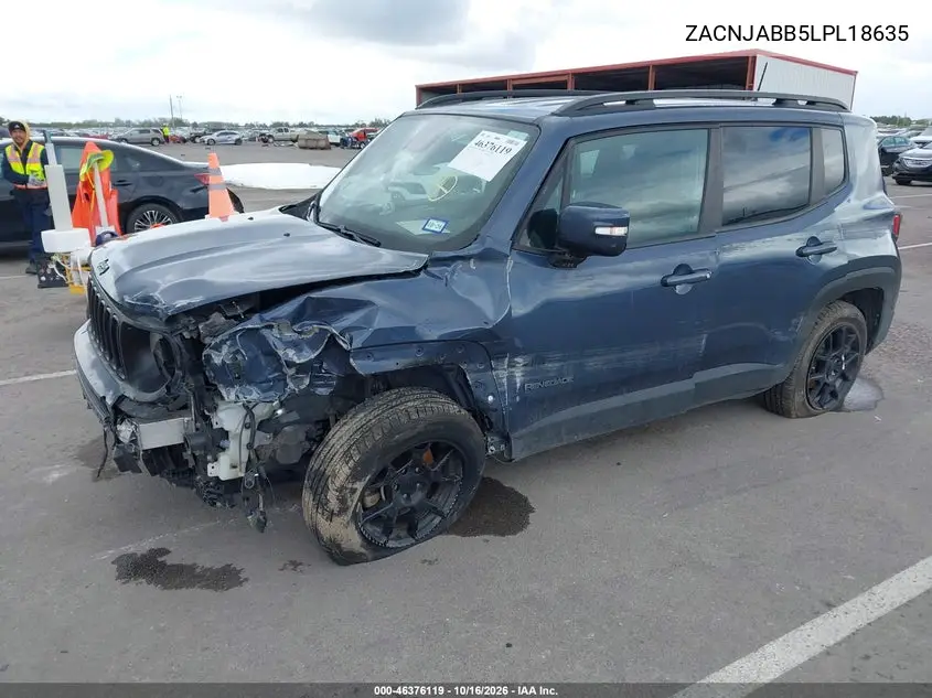 2020 JEEP RENEGADE VIN ZACNJABB5LPL18635 — фото 2
