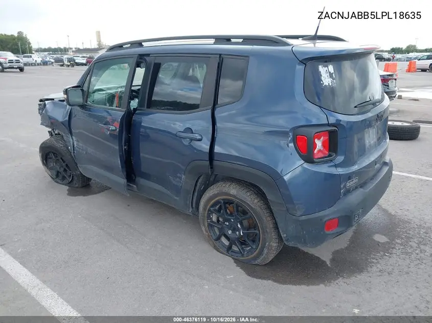 2020 JEEP RENEGADE VIN ZACNJABB5LPL18635 — фото 3