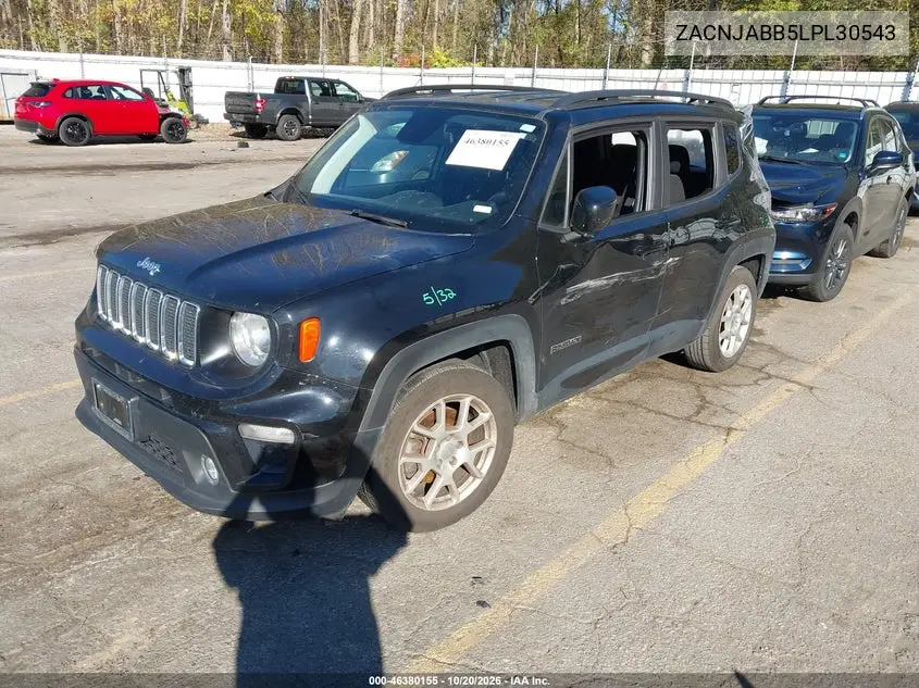 2020 JEEP RENEGADE VIN ZACNJABB5LPL30543 — фото 2