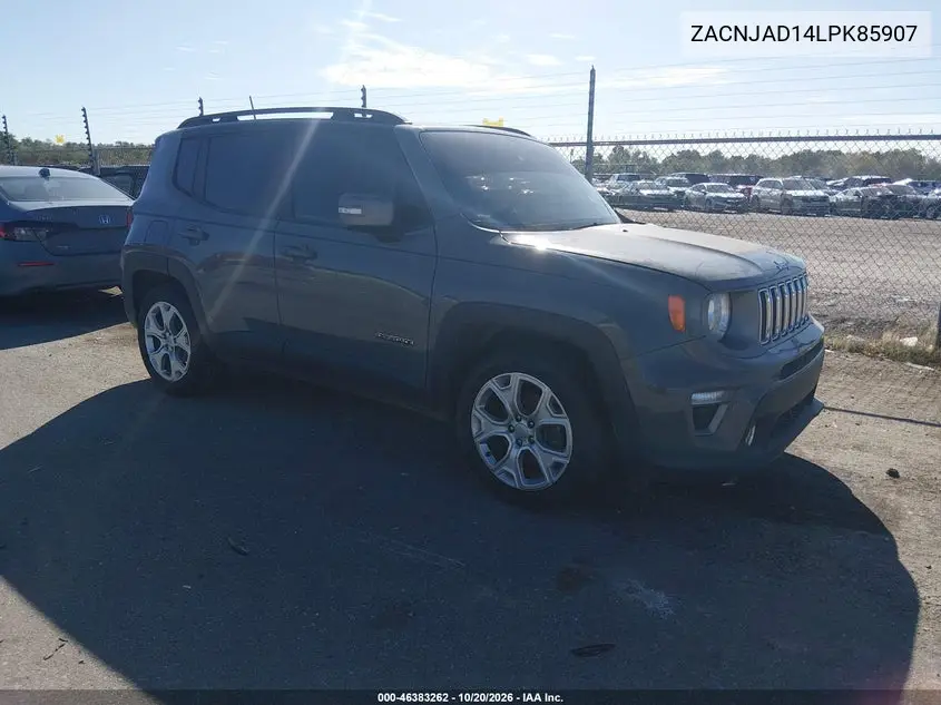 JEEP RENEGADE 2020, VIN ZACNJAD14LPK85907
