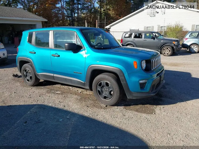 JEEP RENEGADE 2020, VIN ZACNJAAB5LPL78044