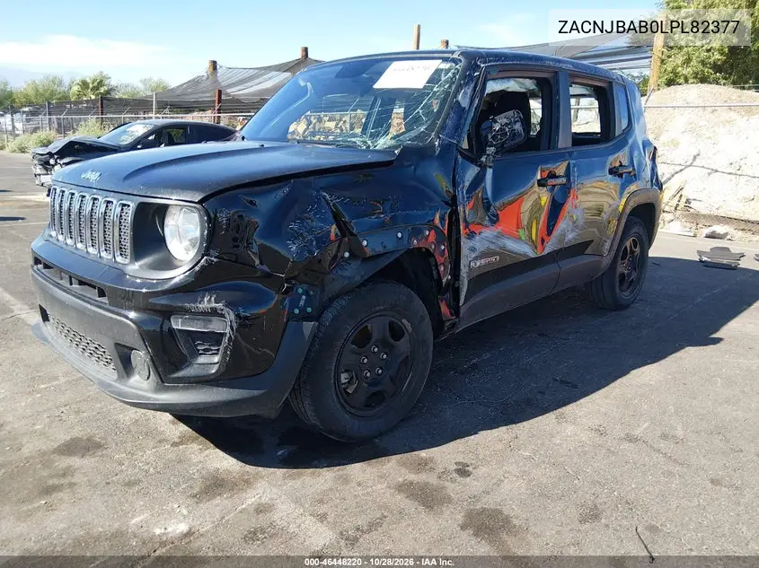 2020 JEEP RENEGADE VIN ZACNJBAB0LPL82377 — фото 2