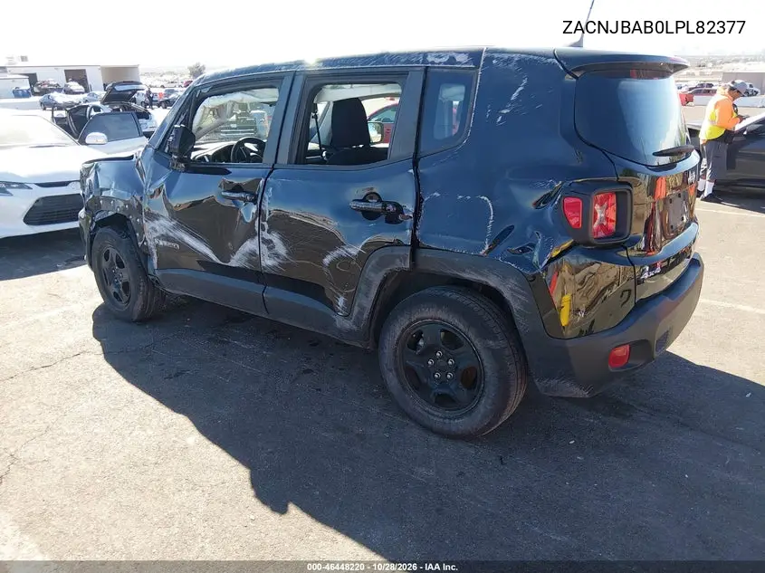 2020 JEEP RENEGADE VIN ZACNJBAB0LPL82377 — фото 3
