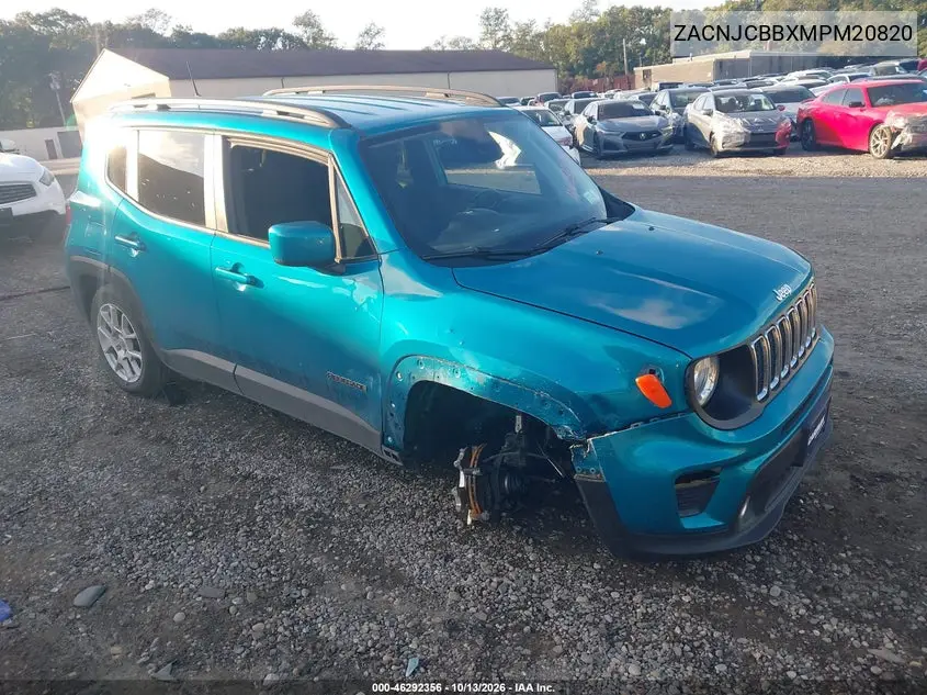 JEEP RENEGADE 2021, VIN ZACNJCBBXMPM20820