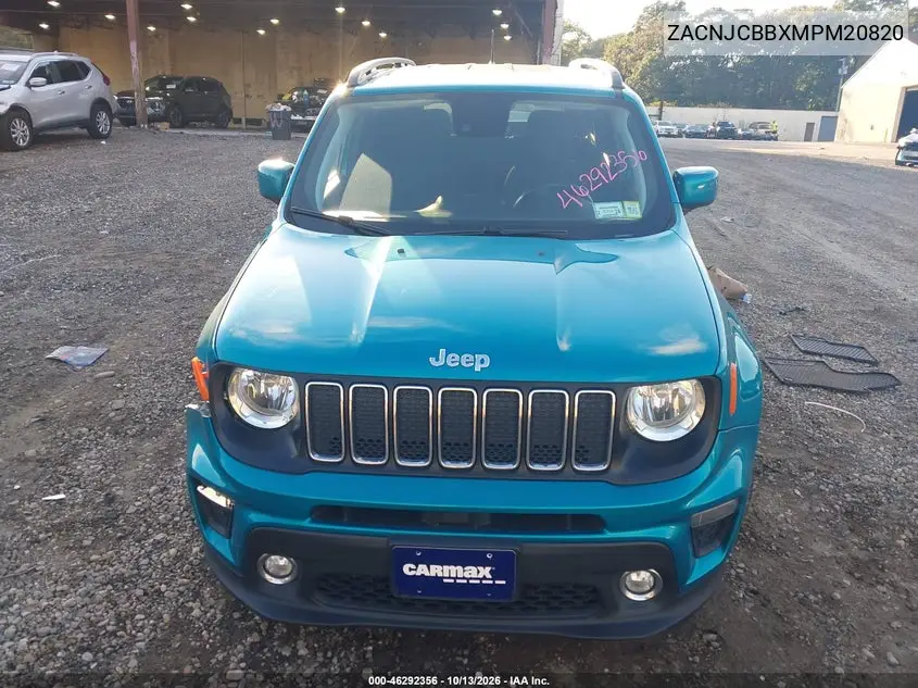 2021 JEEP RENEGADE VIN ZACNJCBBXMPM20820 — фото 12