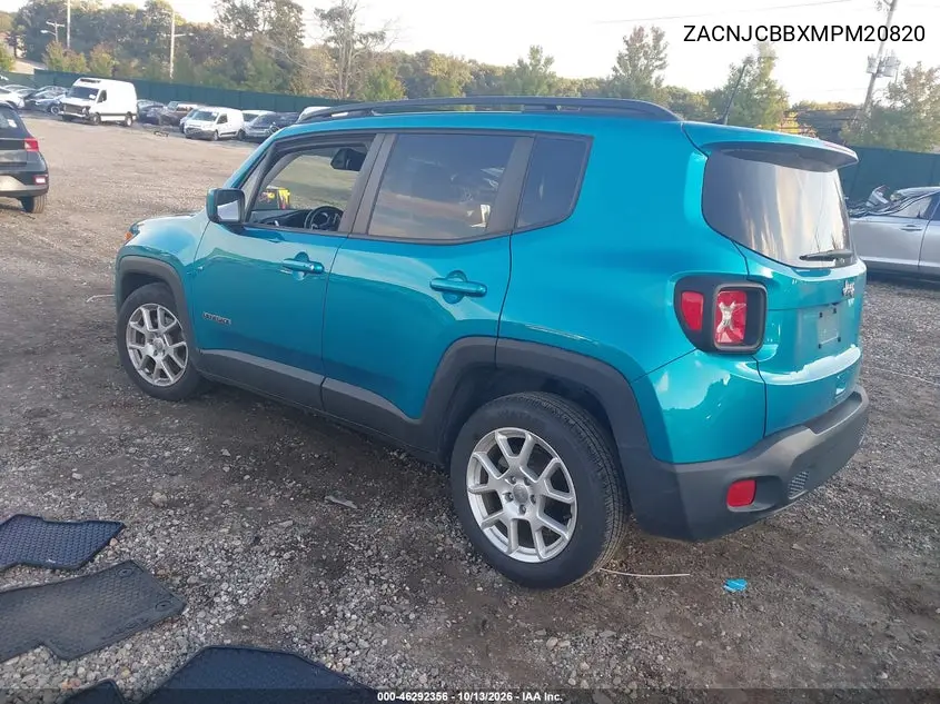 2021 JEEP RENEGADE VIN ZACNJCBBXMPM20820 — фото 3