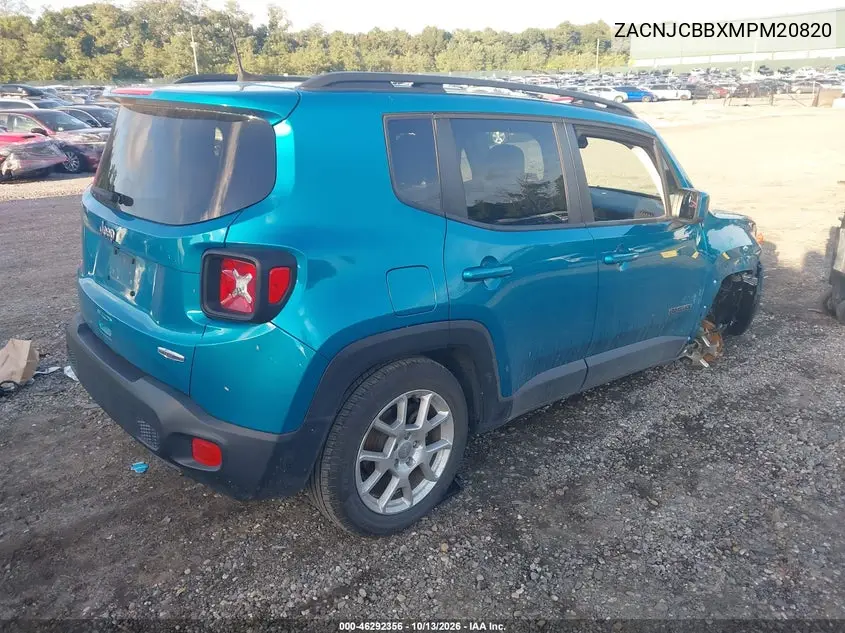 2021 JEEP RENEGADE VIN ZACNJCBBXMPM20820 — фото 4