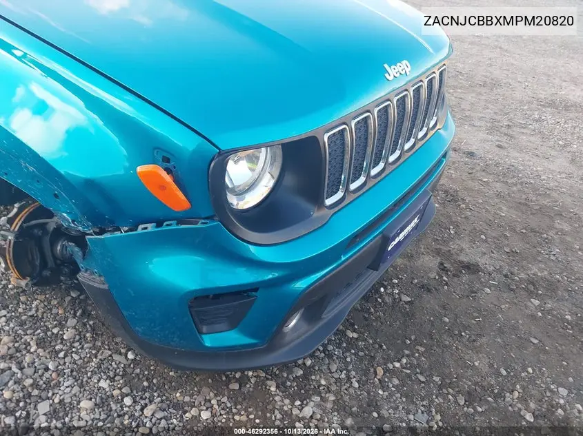 2021 JEEP RENEGADE VIN ZACNJCBBXMPM20820 — фото 6