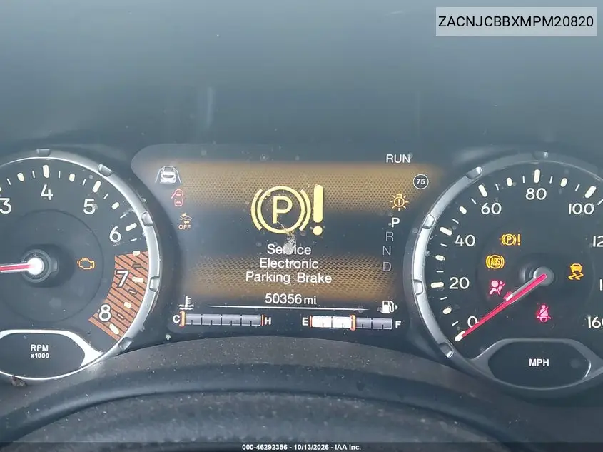 2021 JEEP RENEGADE VIN ZACNJCBBXMPM20820 — фото 7