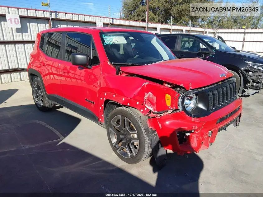 JEEP RENEGADE 2021, VIN ZACNJCAB9MPM26349