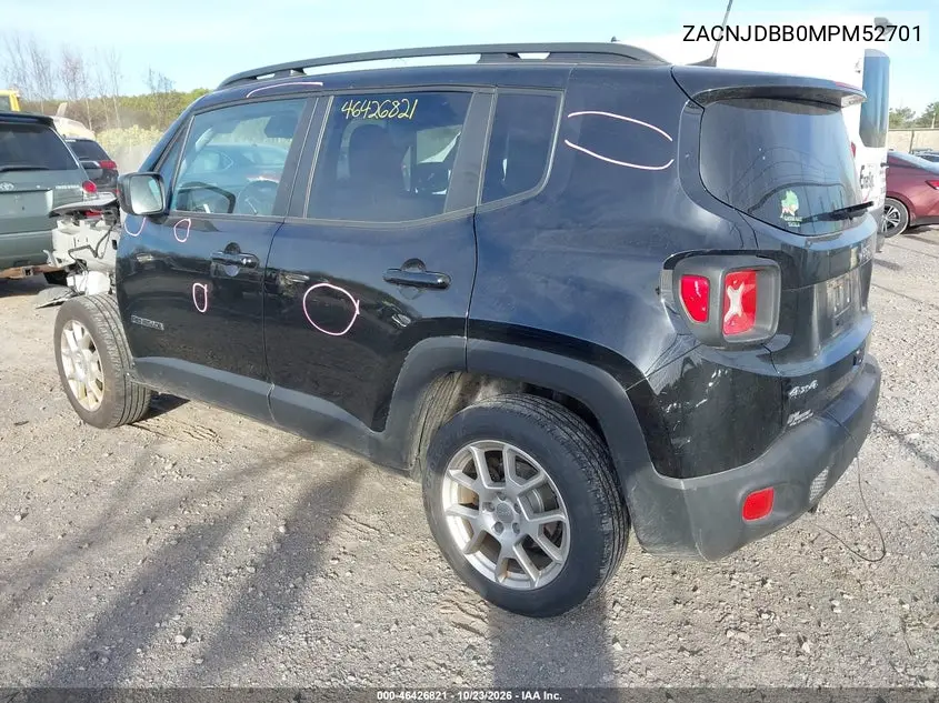 2021 JEEP RENEGADE VIN ZACNJDBB0MPM52701 — фото 3