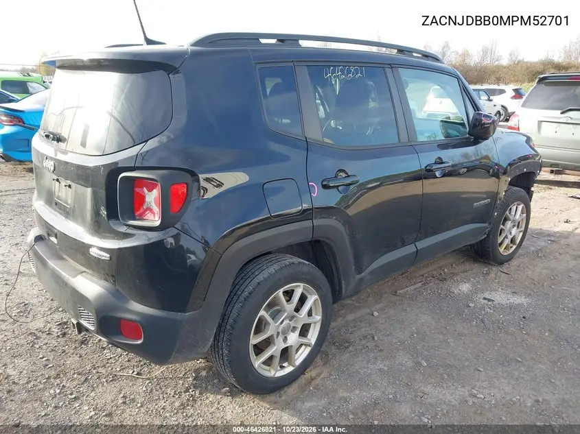 2021 JEEP RENEGADE VIN ZACNJDBB0MPM52701 — фото 4