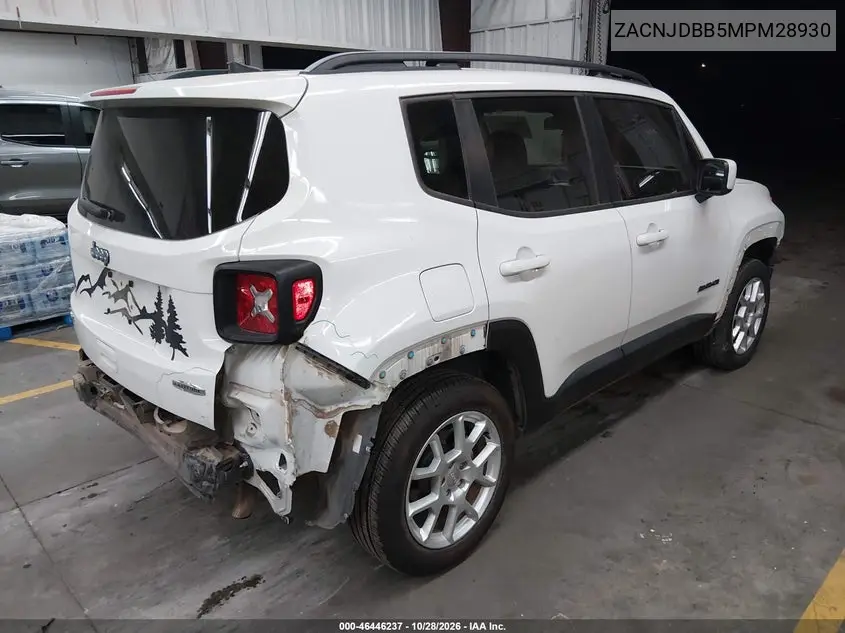 2021 JEEP RENEGADE VIN ZACNJDBB5MPM28930 — фото 4