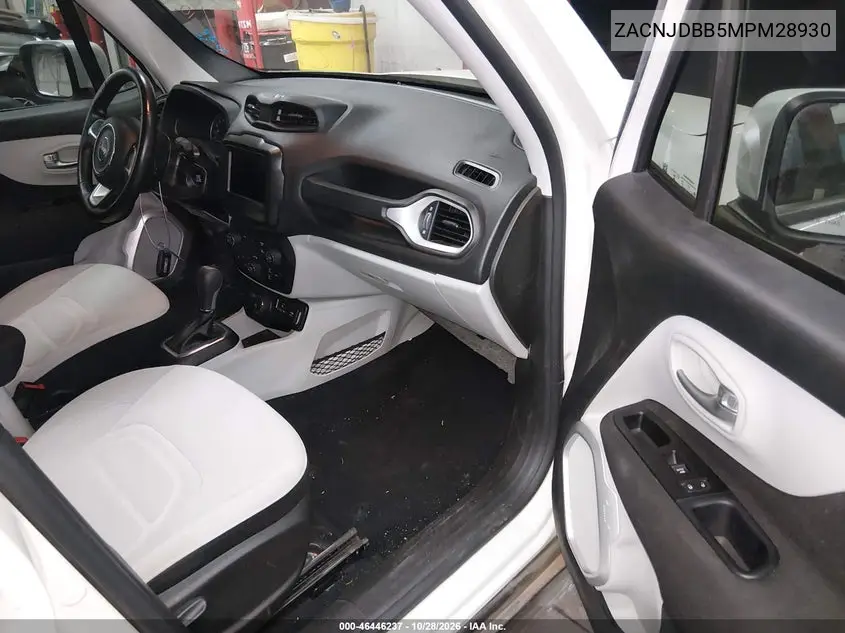 2021 JEEP RENEGADE VIN ZACNJDBB5MPM28930 — фото 5