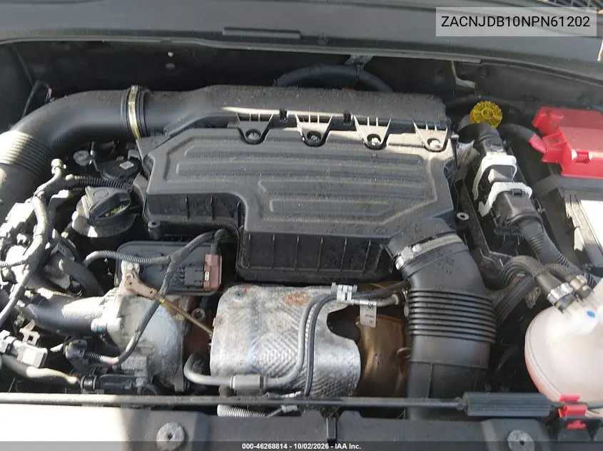 2022 JEEP RENEGADE VIN ZACNJDB10NPN61202 — фото 10
