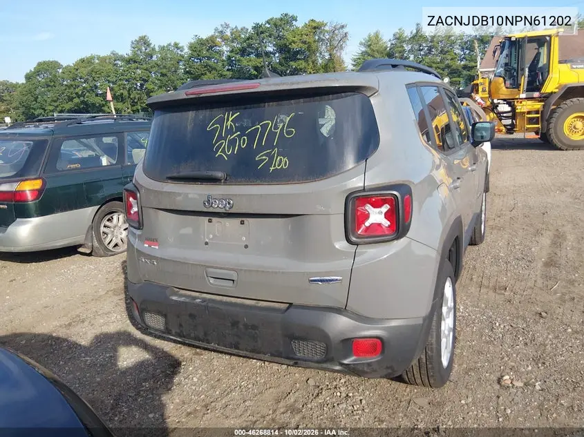 2022 JEEP RENEGADE VIN ZACNJDB10NPN61202 — фото 15