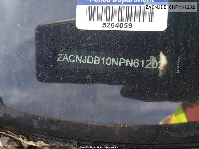 2022 JEEP RENEGADE VIN ZACNJDB10NPN61202 — фото 16