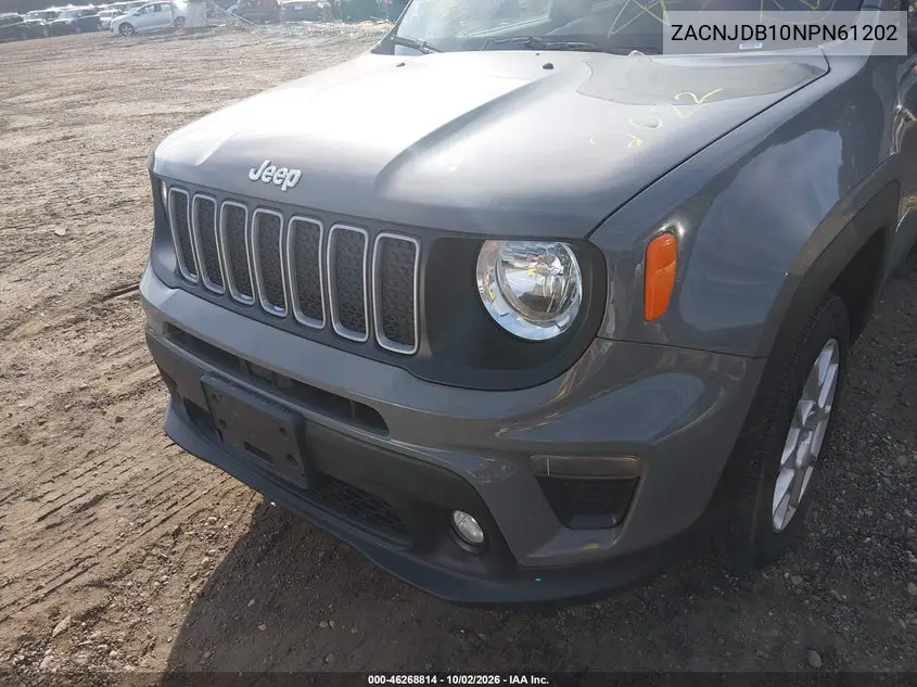 2022 JEEP RENEGADE VIN ZACNJDB10NPN61202 — фото 6