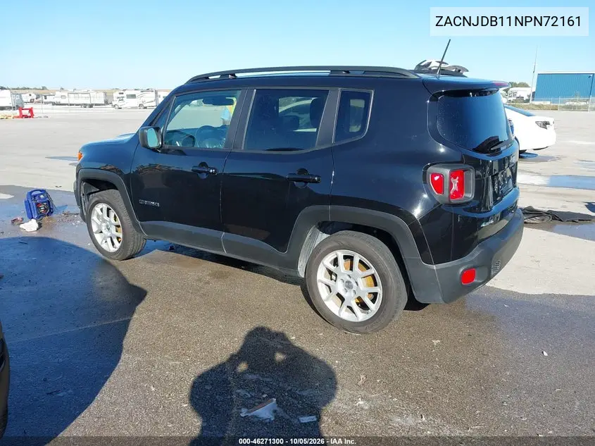 2022 JEEP RENEGADE VIN ZACNJDB11NPN72161 — фото 3
