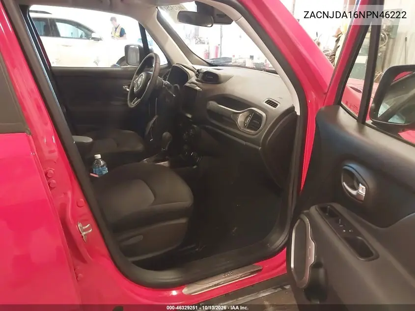 2022 JEEP RENEGADE VIN ZACNJDA16NPN46222 — фото 5