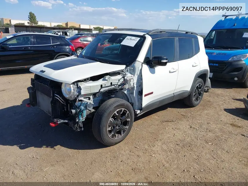 2023 JEEP RENEGADE VIN ZACNJDC14PPP69097 — фото 2