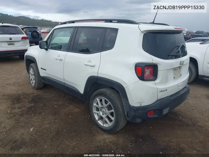 2023 JEEP RENEGADE VIN ZACNJDB19PPP15330 — фото 3