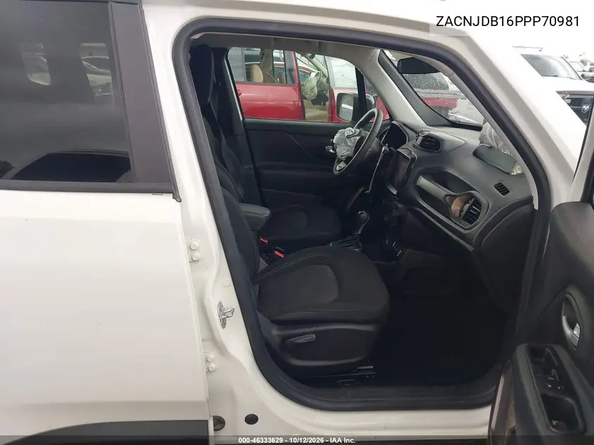 2023 JEEP RENEGADE VIN ZACNJDB16PPP70981 — фото 5
