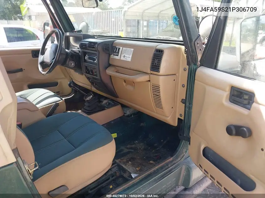 2001 JEEP WRANGLER VIN 1J4FA59S21P306709 — фото 5