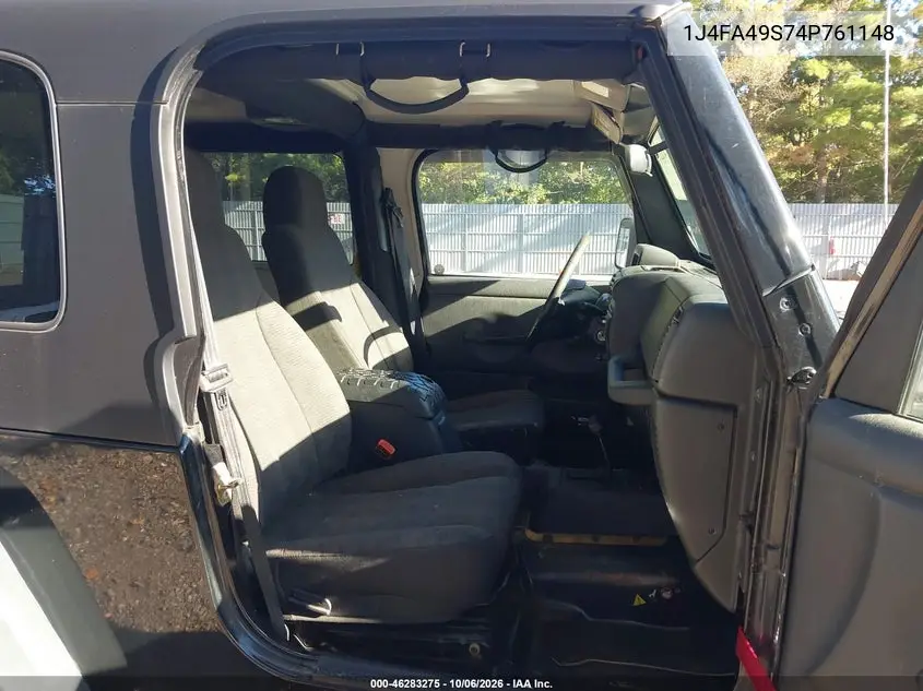 2004 JEEP WRANGLER VIN 1J4FA49S74P761148 — фото 5