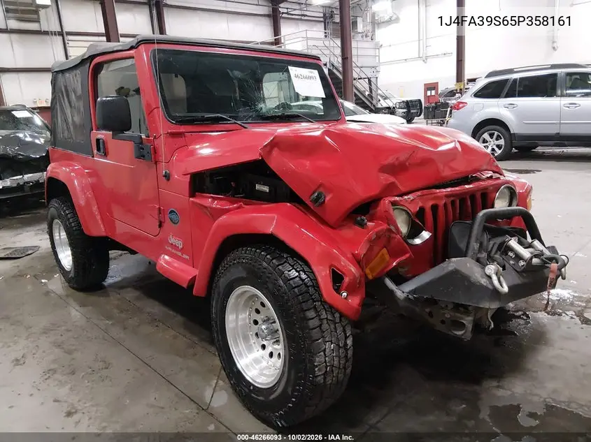 JEEP WRANGLER 2005, VIN 1J4FA39S65P358161