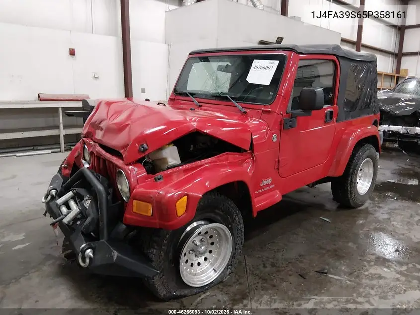 2005 JEEP WRANGLER VIN 1J4FA39S65P358161 — фото 2